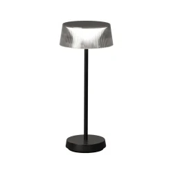 Schöner Wohnen LED-akku-pöytävalaisin Torre, IP44, himmennin