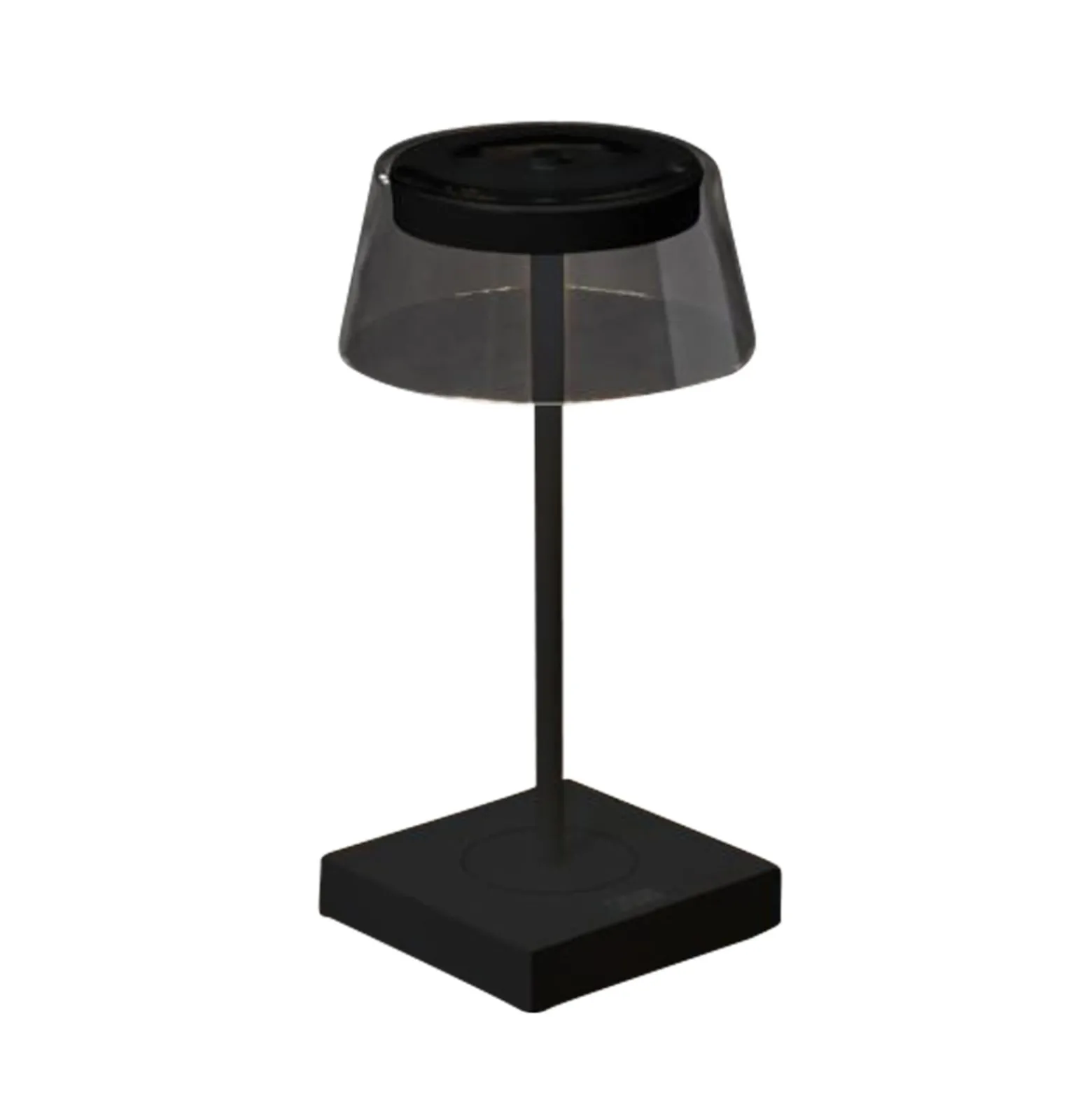 Scilla LED-pöytävalaisin USB:llä, musta