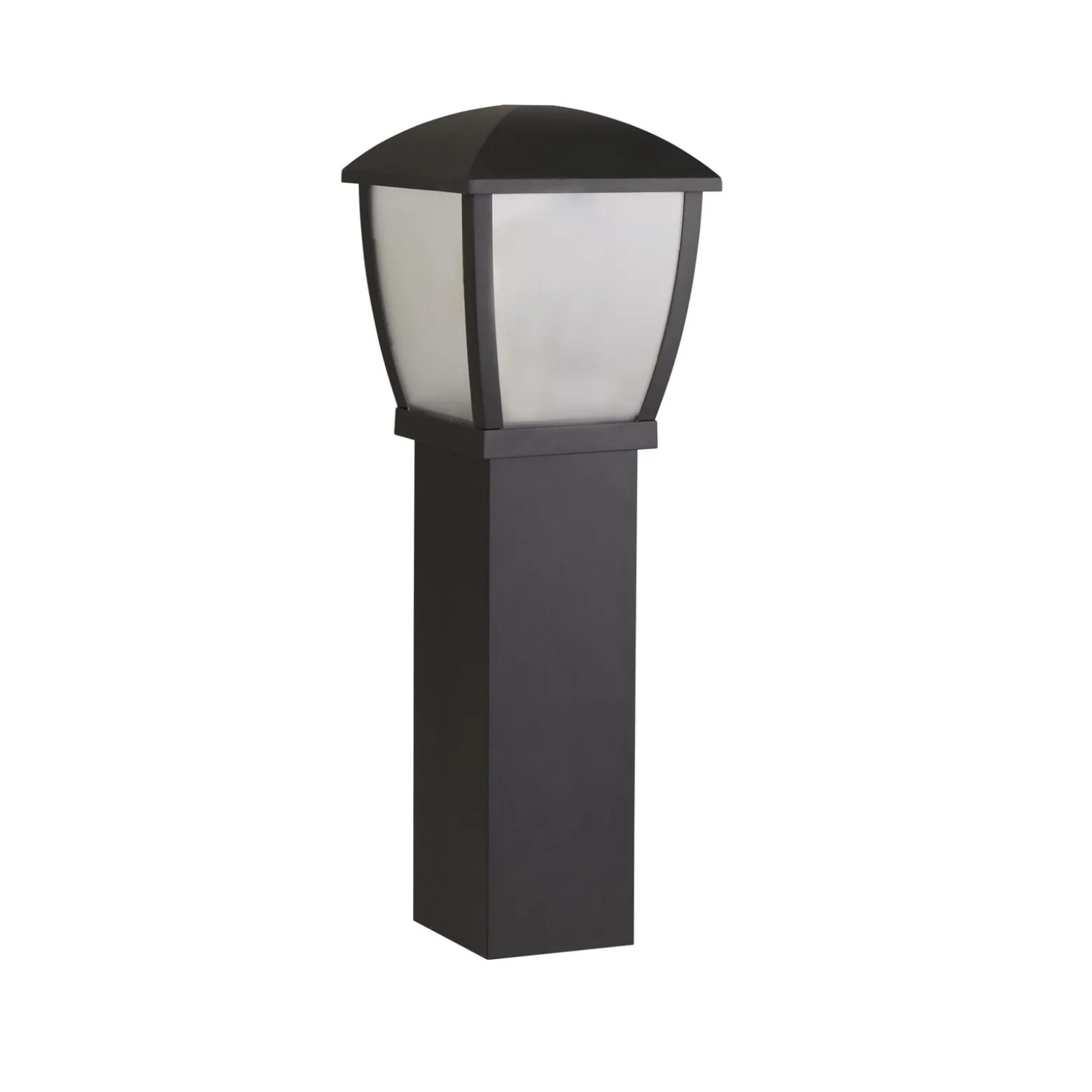 Seattlen pollarivalaisin, IP44, musta, korkeus 73 cm, metallia