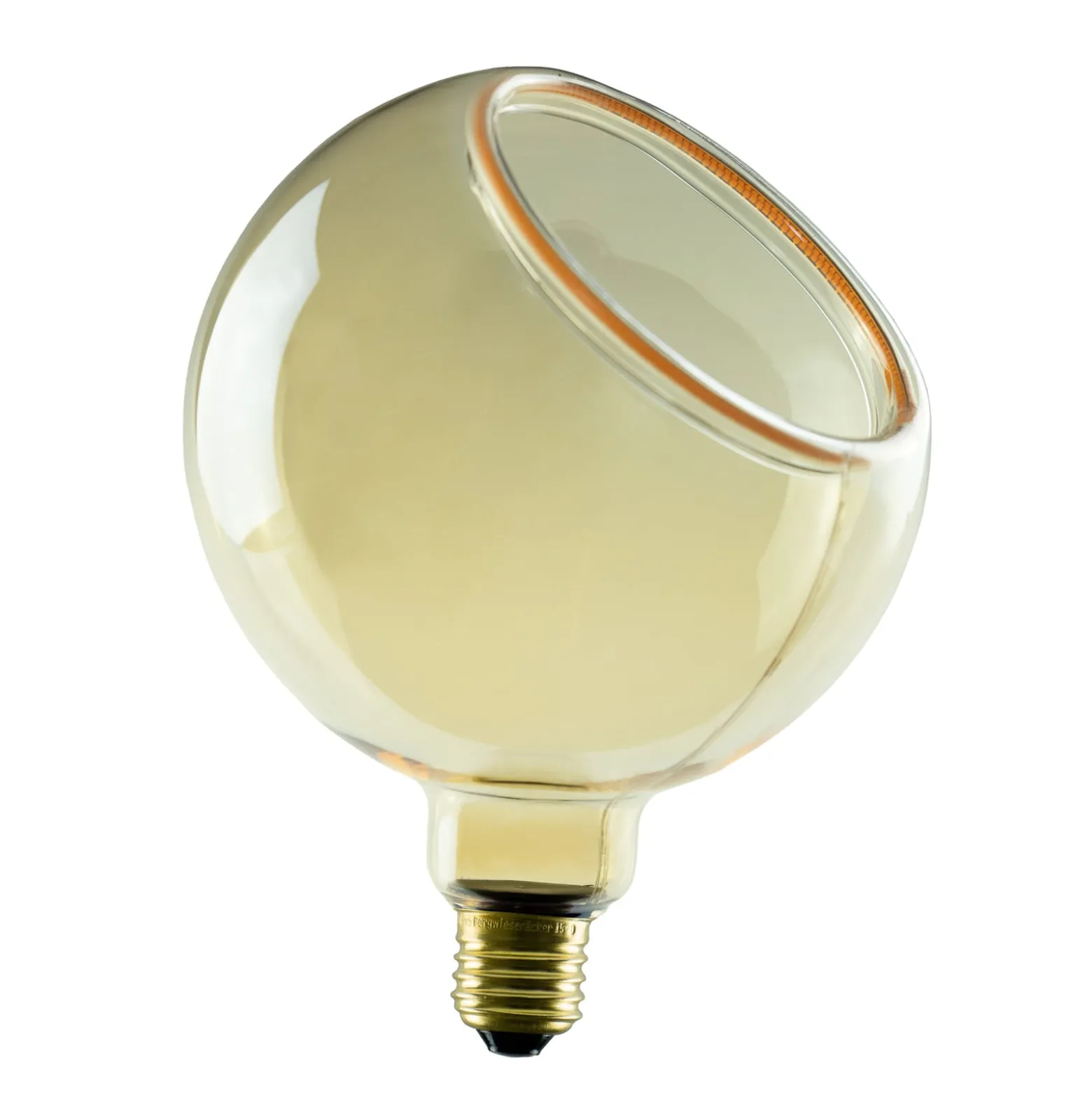 SEGULA LED-Floating-globe G150 E27 4,5W kulta 45°