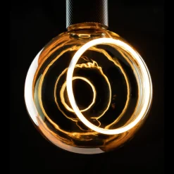 SEGULA LED-Floating-globe G150 E27 4,5W kulta 90°