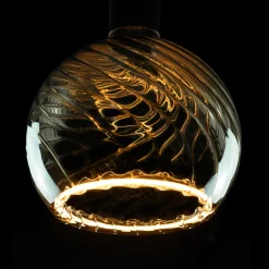 SEGULA LED-Floating-Globe G200 E27 6W twist, savu
