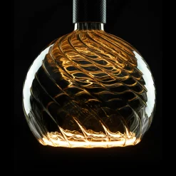 SEGULA LED-Floating-Globe G200 E27 6W twist, savu