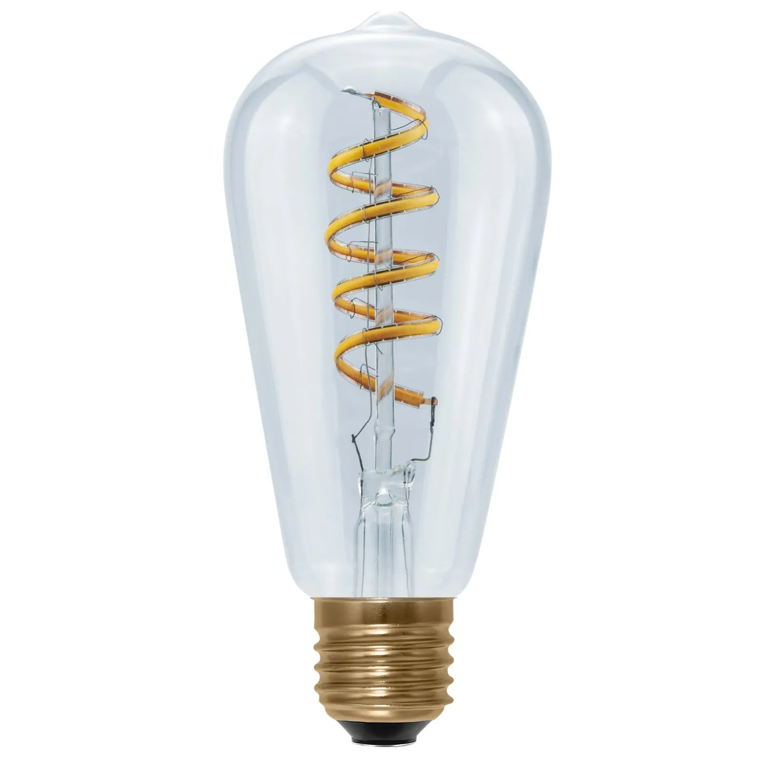 SEGULA-LED-lamppu rustika Curved E27 6W 1900K