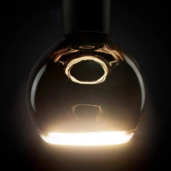 SEGULA LED-pallovalaisin Kelluva, E27 musta G125 4 W 922 himmeää