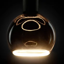 SEGULA LED-pallovalaisin Kelluva, E27 musta G150 4 W 922 himmeä E27 musta