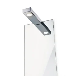 Seinä- ja peililamppu Flat 2 LED, chrom