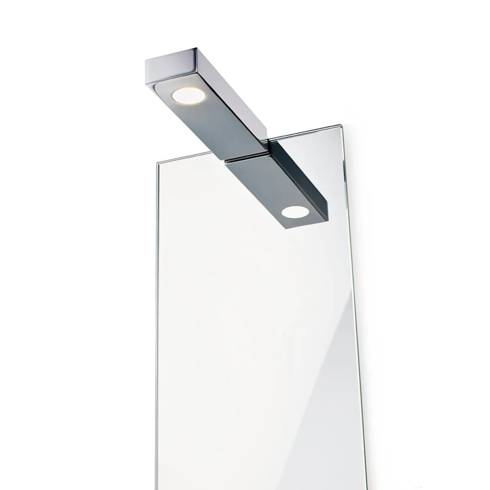 Seinä- ja peililamppu Flat 2 LED, chrom