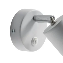 Seinäkohdevalaisin Fun, valkoinen, korkeus 14 cm, säädettävä, GU10