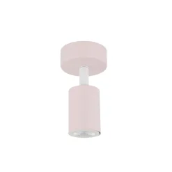 Seinäkohdevalaisin Livia, vaaleanpunainen, 13 cm, metalli, säädettävä, GU10