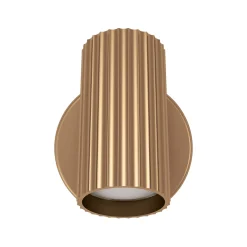 Seinäkohdevalaisin Portillo, messinki, korkeus 11 cm, metalli, GU10