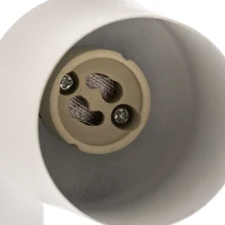 Seinäkohdevalaisin Tec, valkoinen, 1-lamppuinen