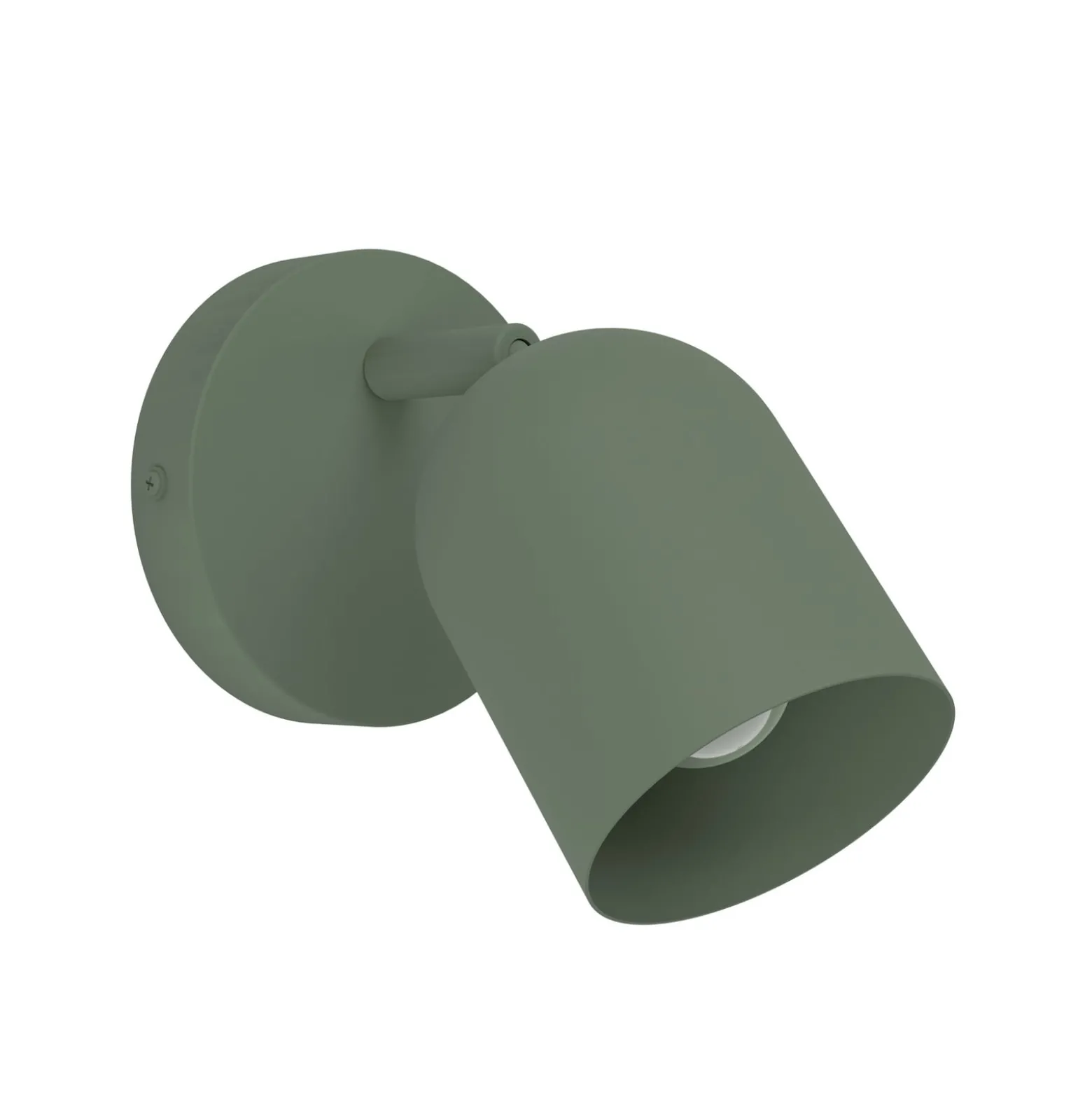 Seinäkohdevalaisin Tilston, tummanvihreä, Ø 9 cm, teräs, E14