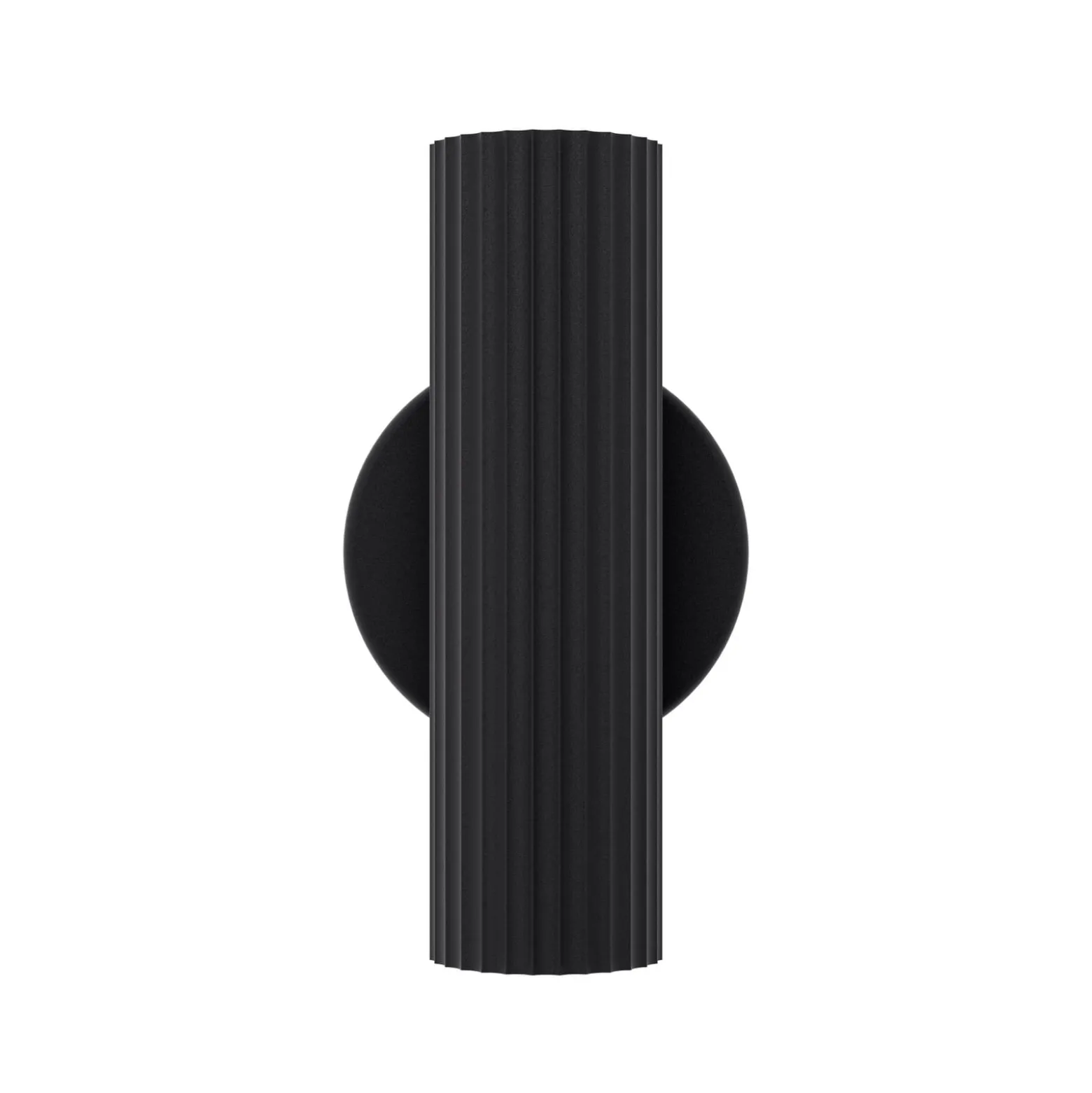 Seinälamppu Portillo, musta, korkeus 20 cm, 2-lamppuinen. Metalli, GU10