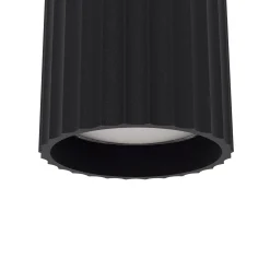 Seinälamppu Portillo, musta, korkeus 20 cm, 2-lamppuinen. Metalli, GU10
