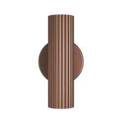 Seinälamppu Portillo, pronssi, korkeus 20 cm, 2-lamppuinen metalli, GU10