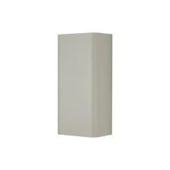 Seinävalaisin Bergen, vaaleanharmaa, metalli, korkeus 23 cm, GU10