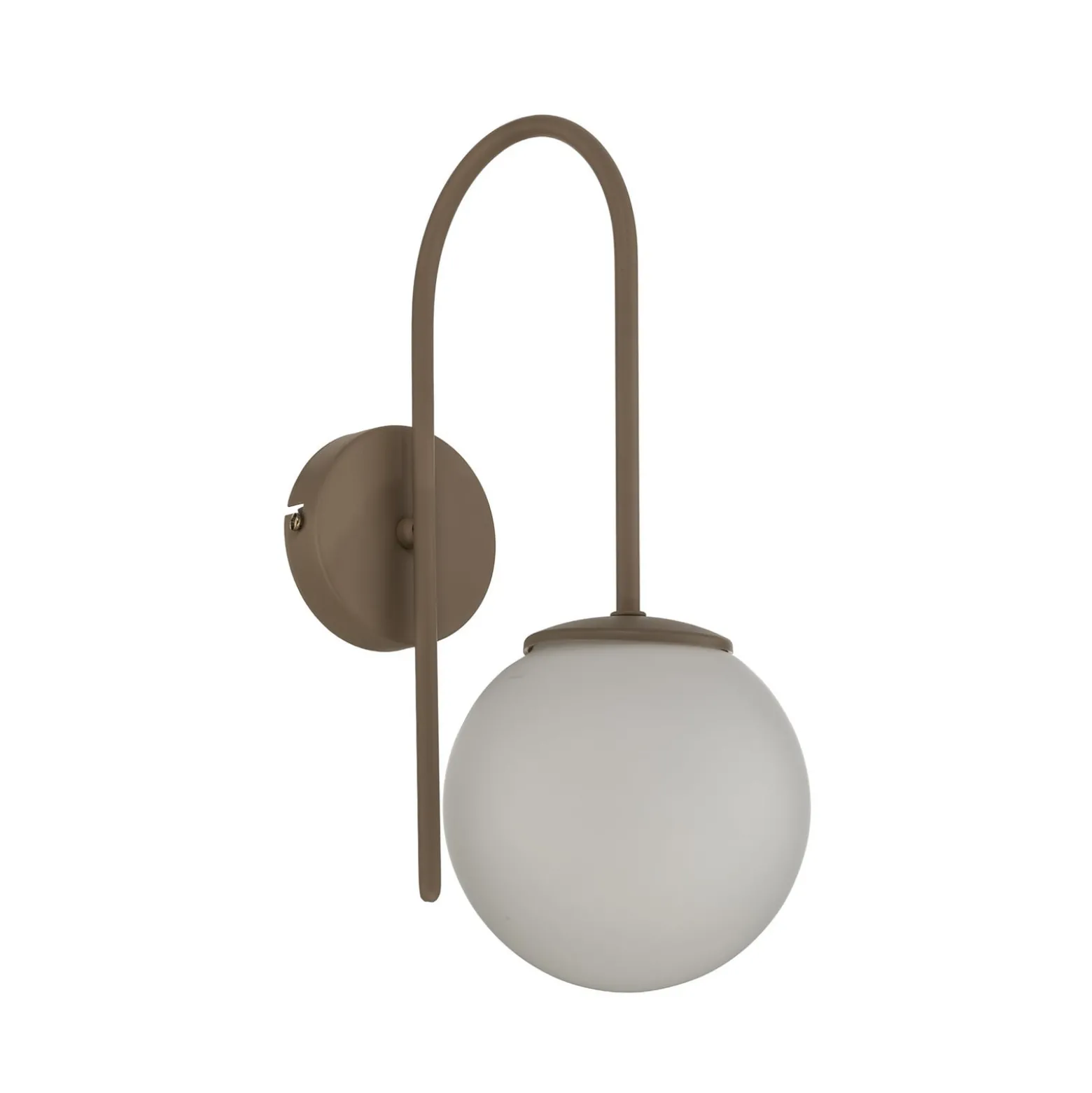 Seinävalaisin Cambridge, beige, korkeus 34 cm, metalli/lasi, E14