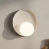 Seinävalaisin Kido K1, beige, teräs/lasi, Ø 20 cm