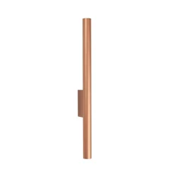 Seinävalaisin Laser, kuparinen, metalli, korkeus 40 cm, G9