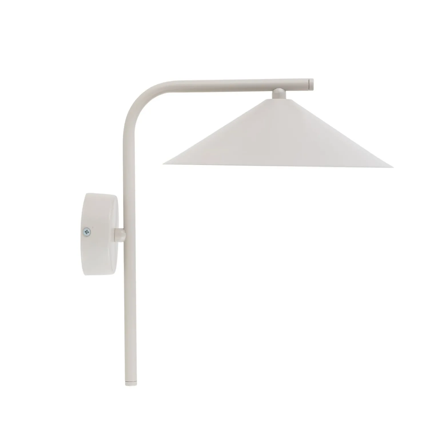 Seinävalaisin Lume S, greige, metalli, korkeus 31 cm, GX53