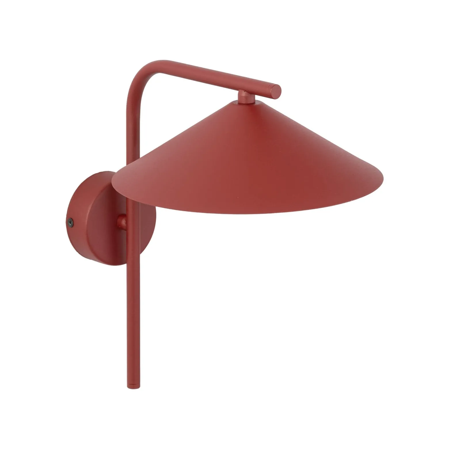 Seinävalaisin Lume S, viininpunainen, metalli, korkeus 31 cm, GX53