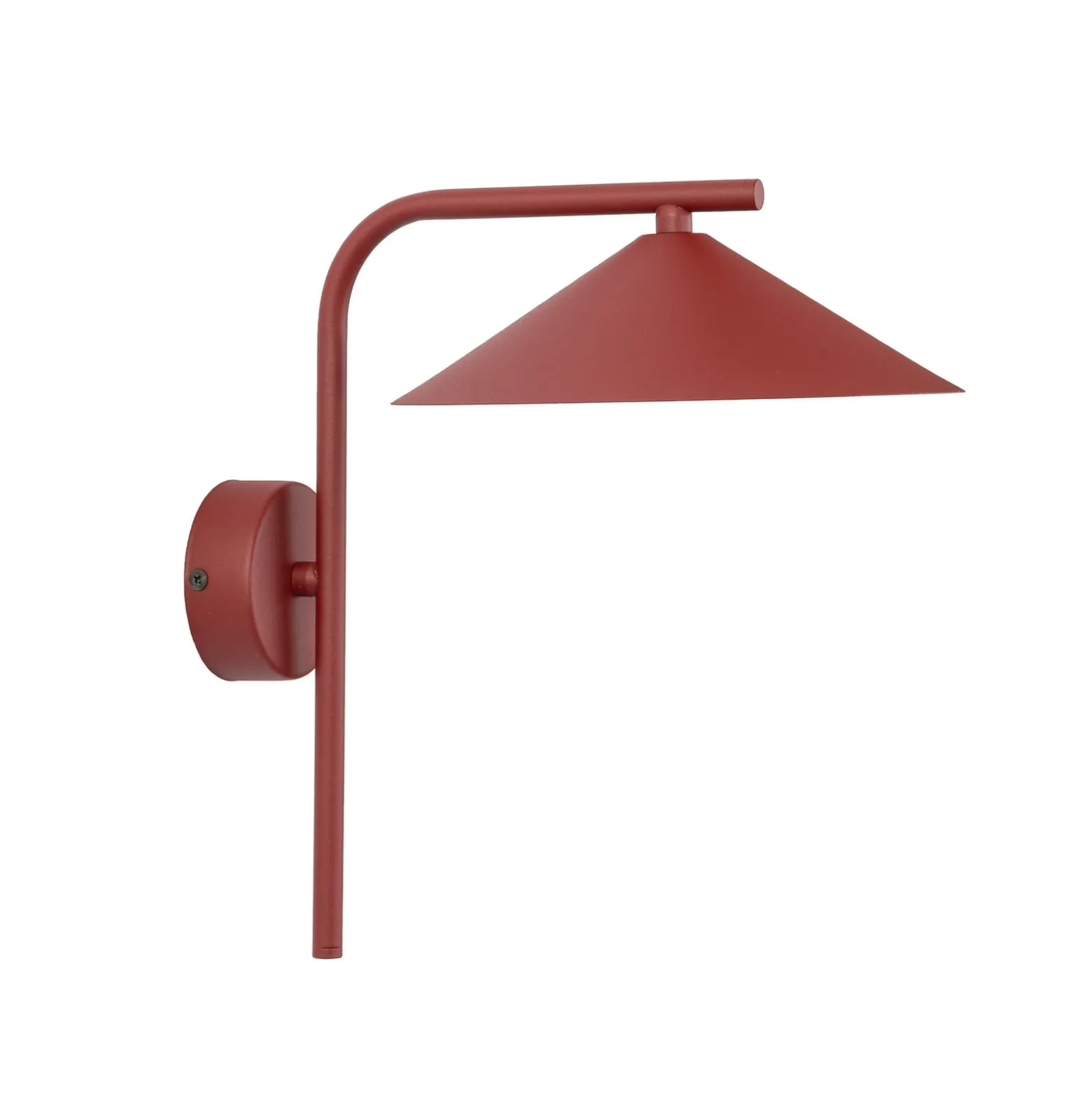 Seinävalaisin Lume S, viininpunainen, metalli, korkeus 31 cm, GX53