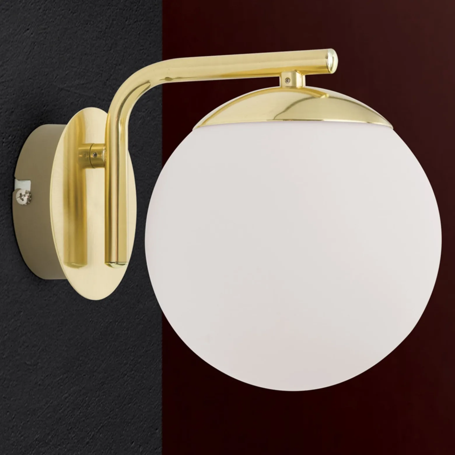 Seinävalaisin Madis lasipallolla, mattamessinkiä