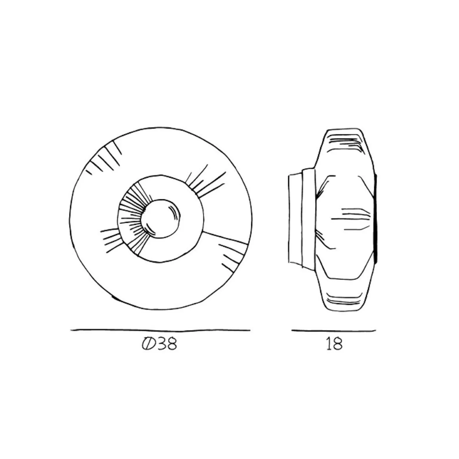 Seinävalaisin New Wave Optic XL, kirkas, silmäpallo, pistotulppa