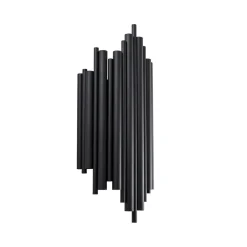 Seinävalaisin Reis, musta, metalli, korkeus 50 cm