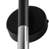 Seinävalaisin Sopel Lux, 2-lamppuinen, musta/hopea, korkeus 38 cm
