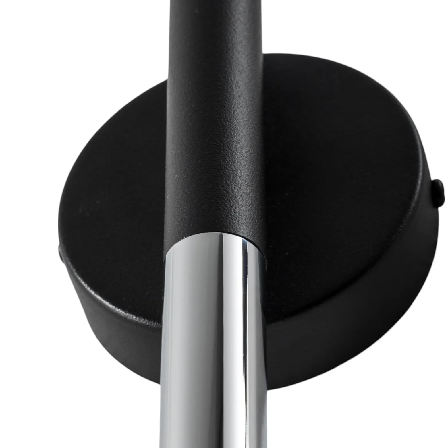 Seinävalaisin Sopel Lux, 2-lamppuinen, musta/hopea, korkeus 38 cm