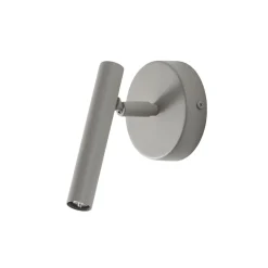 Seinävalaisin Sopel, taupe, 1-lamppuinen, teräs, G9, korkeus 15 cm