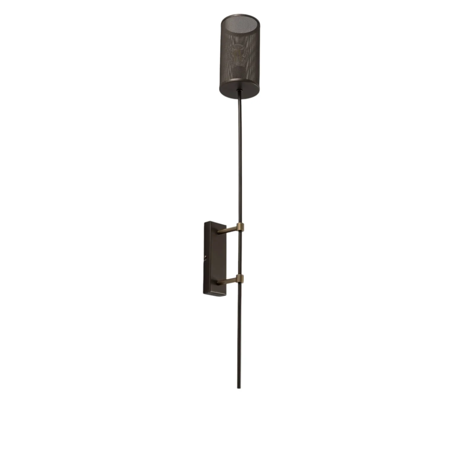 Seinävalaisin Wall, titaaninvärinen, korkeus 100 cm, teräs