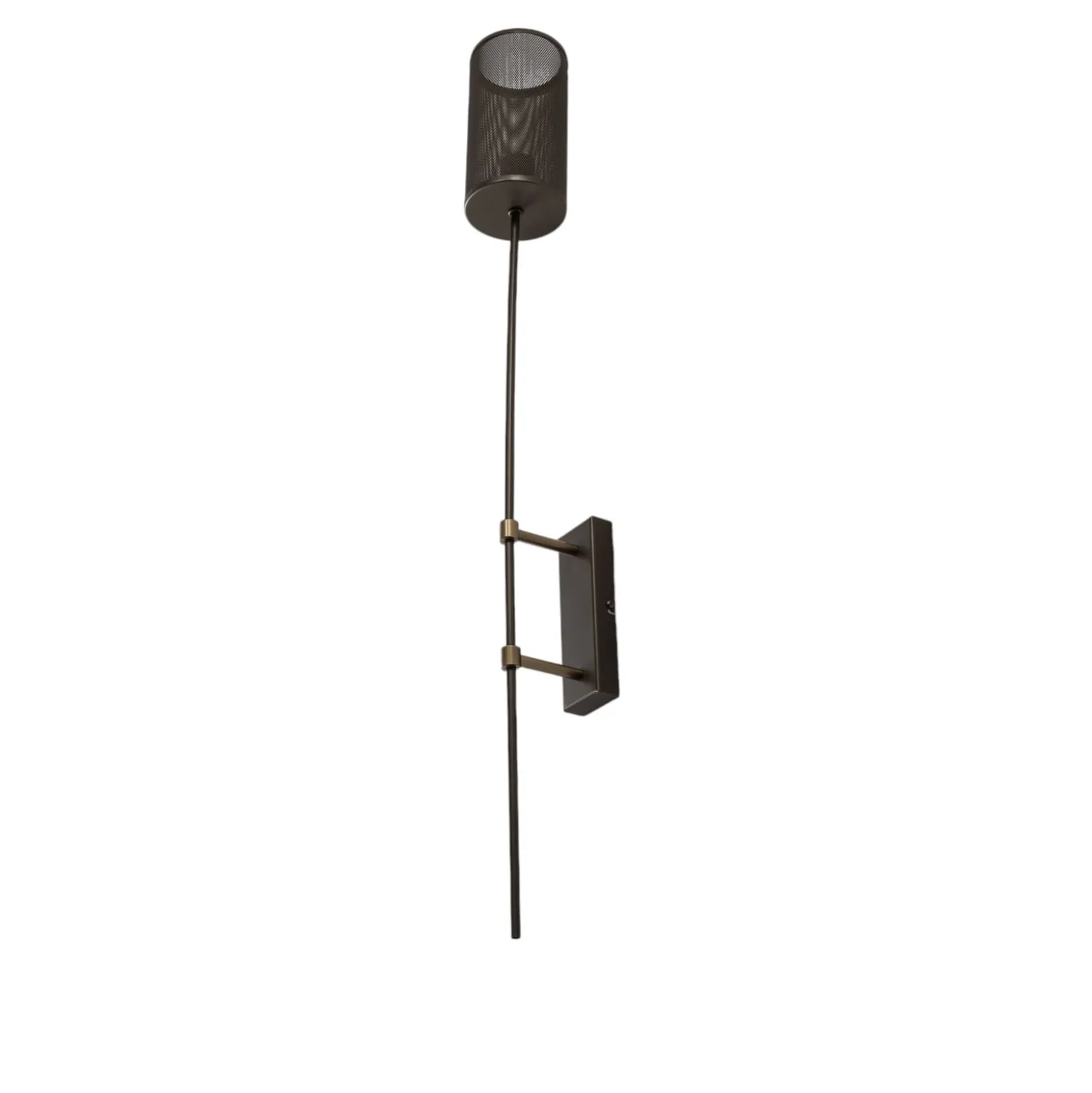 Seinävalaisin Wall, titaaninvärinen, korkeus 100 cm, teräs