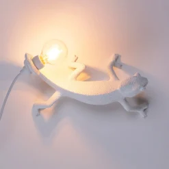 SELETTI Chameleon Lamp Going Down Seinävalaisin USB