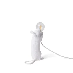 SELETTI Hiirilamppu LED-koristelamppu USB pystyssä valkoinen