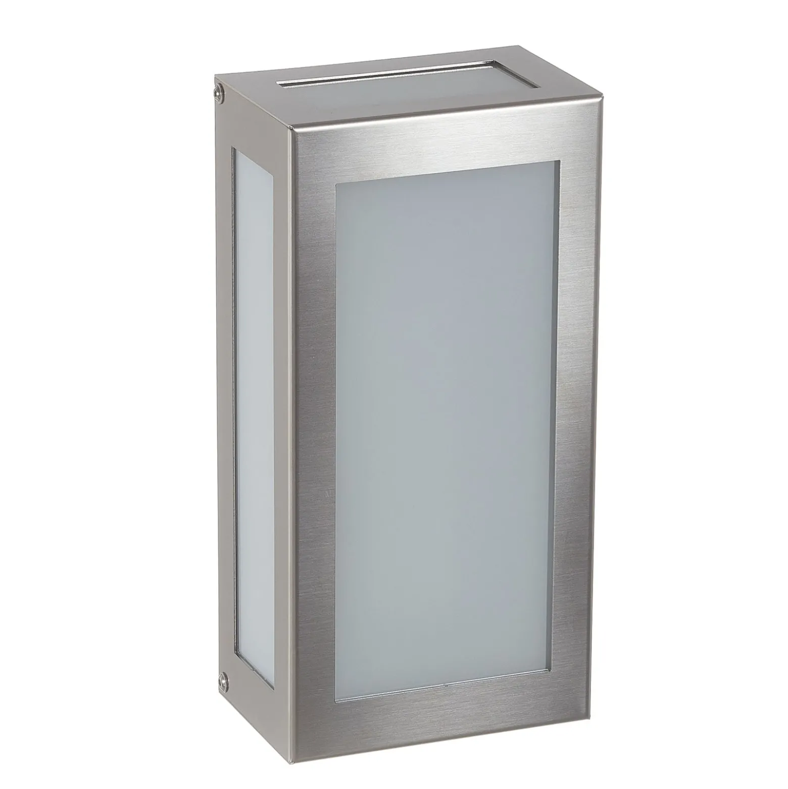 Sensor-LED-ulkoseinävalaisin Aqua Rain, ruostumaton teräs