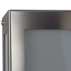 Sensor-LED-ulkoseinävalaisin Aqua Rain, ruostumaton teräs