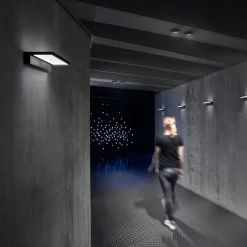 serien.lighting Crib Wall LED-seinävalaisin, musta