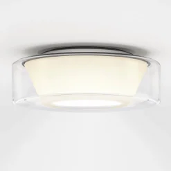 serien.lighting Curling L katto 927 lasi/kartiomainen