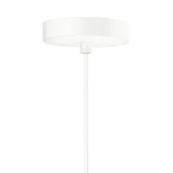 Shahin riippuvalaisin, Ø 23 cm, 3-valo, valkoinen / kirkas, lasi