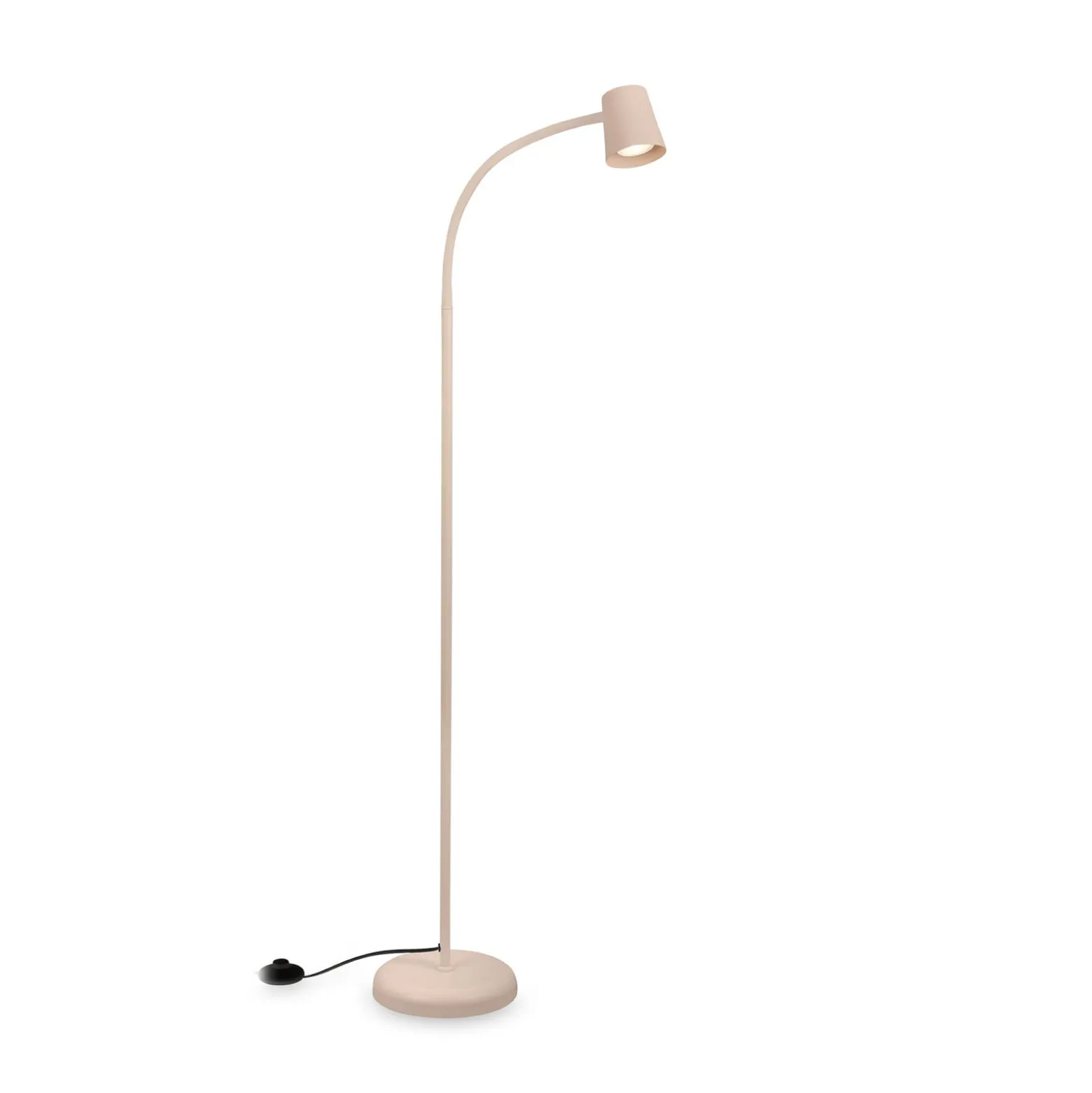 Skriva-lattiavalaisin, beige, säädettävä, metalli, GU10