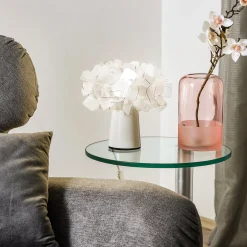 Slamp Clizia - design-pöytävalaisin, savunharmaa