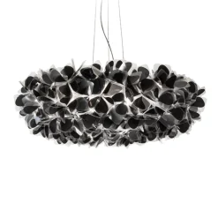 Slamp Clizia Mama Non Mama -riippuvalaisin, Ø78 cm, musta/kirkas