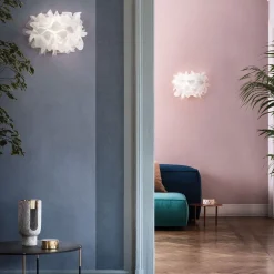 Slamp Clizia Mama Non Mama seinälamppu valkoinen Ø78cm