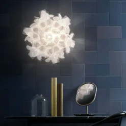 Slamp Clizia Mama Non Mama seinälamppu valkoinen Ø78cm