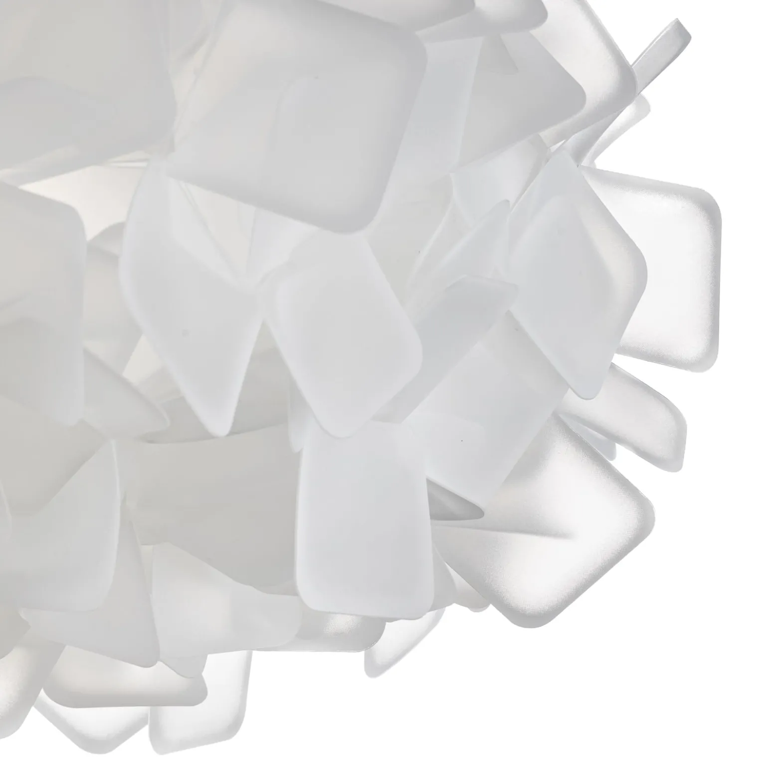 Slamp Clizia -riippuvalaisin, Ø 78 cm, valkoinen