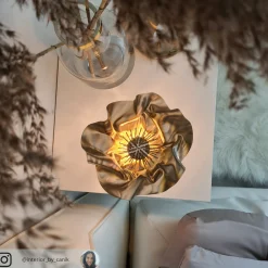 Slamp LaFleur LED-pöytävalaisin, ladattava akku, sametti