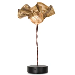 Slamp LaFleur LED-pöytävalaisin, ladattava akku, sametti